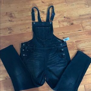 Old Navy Distressed overalls